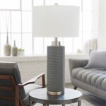 Buke Faux Crocodile Accent Table Lamp - Image 3