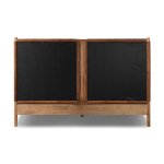 Salado Modern Leather Upholstered Bed - King - Image 6