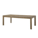 Elure Modern Rectangular Dining Table with Extension Leaf