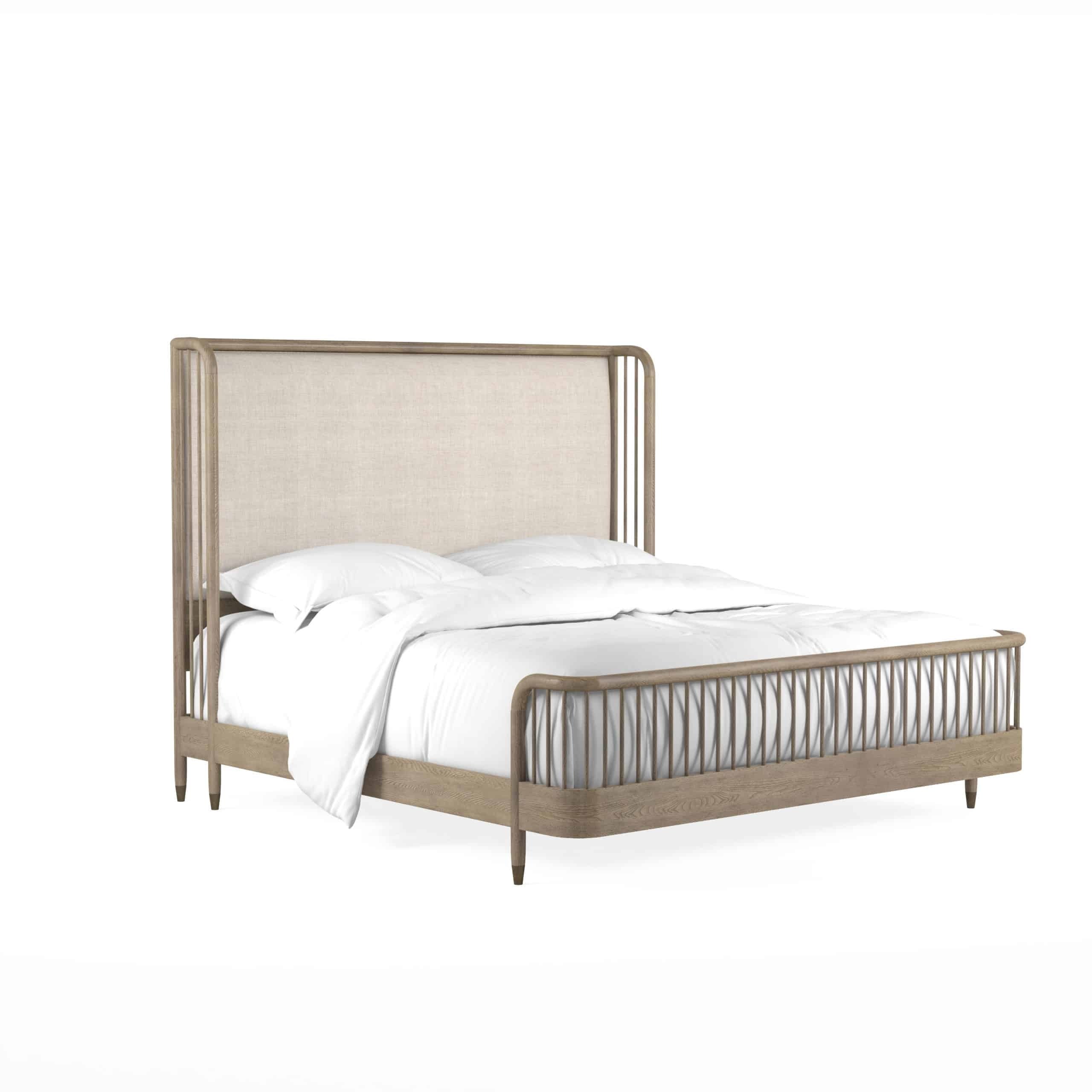 313136_SL1-scaled Mid-Century Upholstered Bed | Queen - Image 1