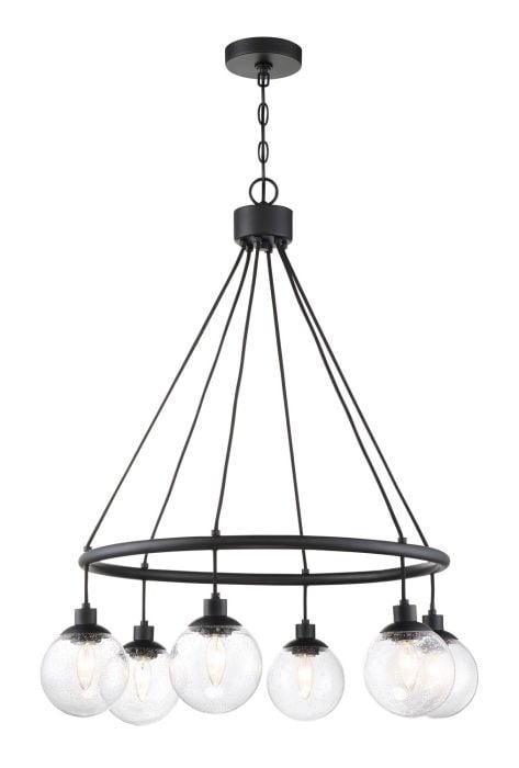 53326-FB Que 6-Light Globe Chandelier - Image 1