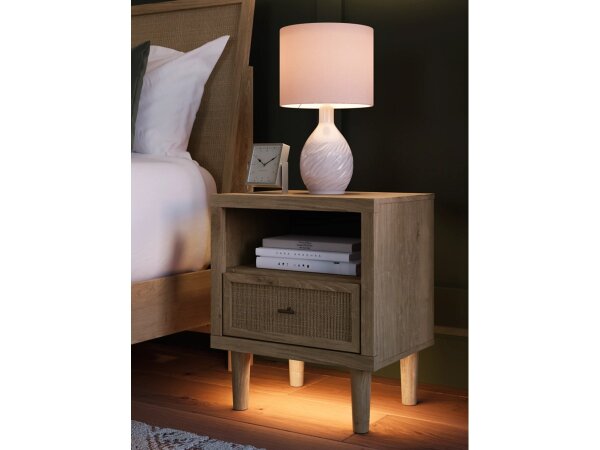Cielden 21" 1-Drawer Charging Nightstand with USB Port - Image 12