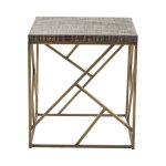 Wyndra Geometric Square End Table - Image 3