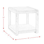 Cyrus Industrial Occasional End Table - Image 9