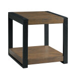 Cyrus Industrial Occasional End Table