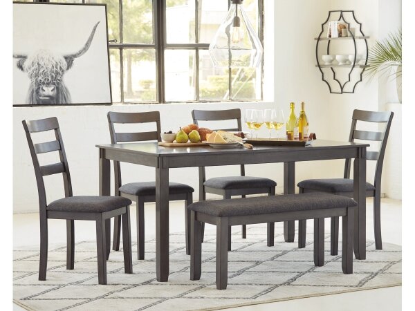 Bridson 6-Piece Dinette Chair and Bench Set - Image 2