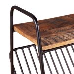 Wellyn 21" Rustic Magazine Rack - Image 5