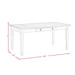 Farmhouse Rectangular Dining Table - Image 10