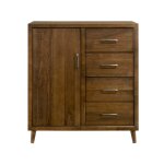Melrioux Mid-Century Modern 4-Drawer Gentlemen's Chest - Image 2