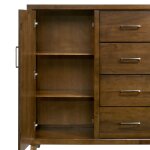 Melrioux Mid-Century Modern 4-Drawer Gentlemen's Chest - Image 3