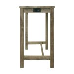 Oakland Bar Set with Table and Upholstered Stools - Image 5