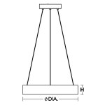 Reveal 20'' LED Pendant - Image 3