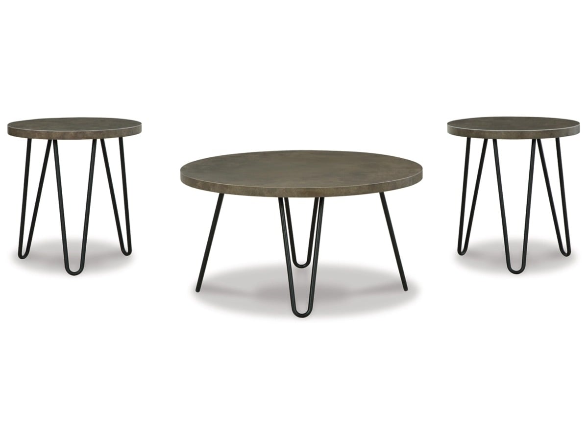 T144-13-SW-P1-KO Hadasky 3-Table Modern Occasional Set - Image 1