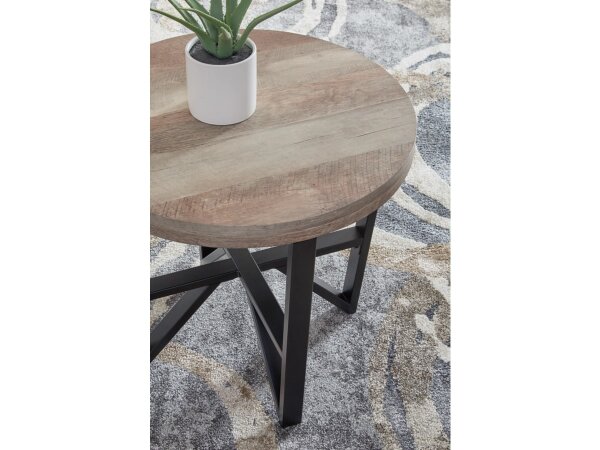 Deanlee Modern Farmhouse 3-Round Table Occasional Set - Image 5
