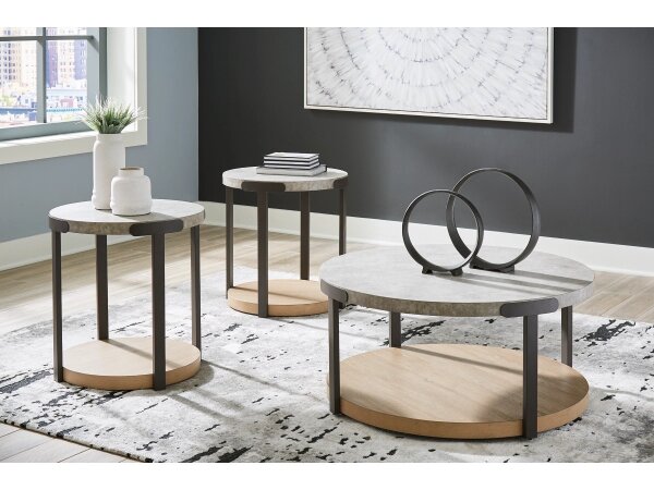 Darthurst Modern Round 3-Table Occasional Set - Image 2