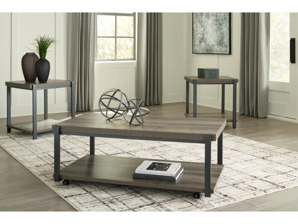 Wilmaden Casual Contemporary 3-Table Occasional Set - Image 2