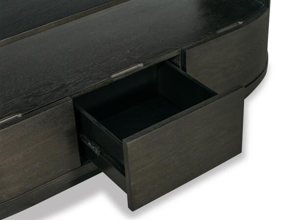Demi Modern 3-Drawer Console Table | Espresso - Image 7