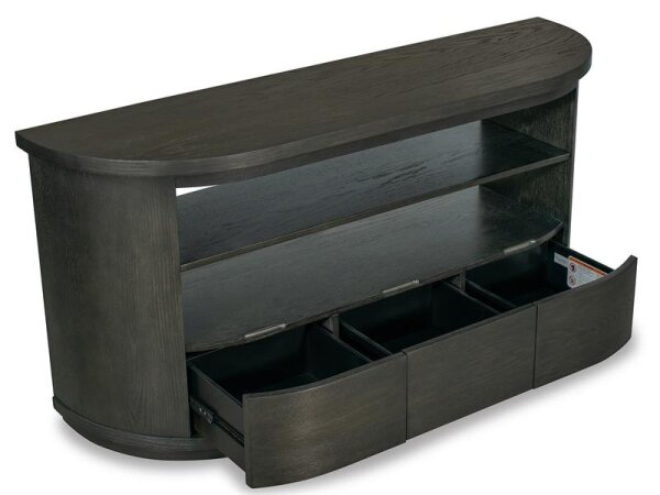 Demi Modern 3-Drawer Console Table | Espresso - Image 10