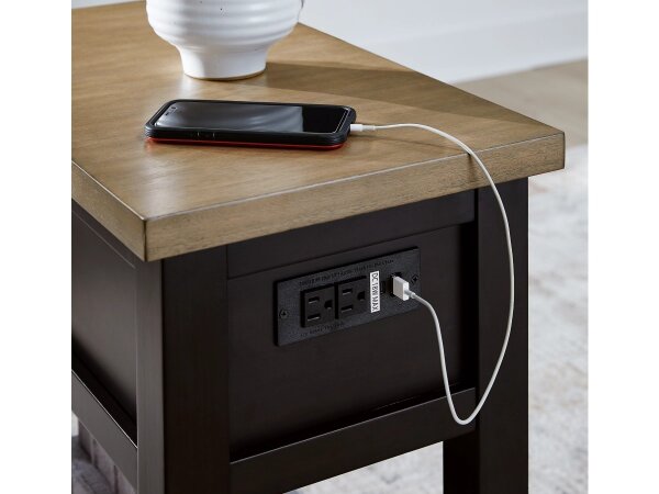 Drazmine Open Shelf Chairside Table - Image 10