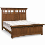 Miriam Transitional Style King Panel Bed