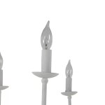 Lilliana Modern 8-Bulb White Chandelier - Image 7