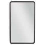 Industrial Rounded Corner Wall Mirror