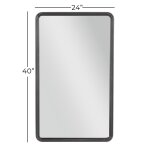 Industrial Rounded Corner Wall Mirror - Image 5