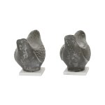 Coastal Brown Ceramic Set of Birds - Image 4