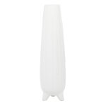 White Ceramic Handmade 26" Vase with Feet - Image 3