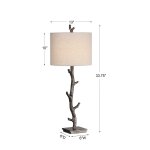 Rustic Metal Tree Table Lamp - Image 10