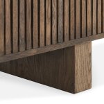 Modern Rustic 4-Door Accent Cabinet - Image 8