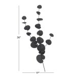 Black Metal Leaf Wall Decor - Image 4