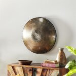 Eclectic Bronze Metal Wall Decor - Image 2