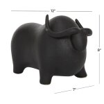 Novogratz Ceramic Bull Stance Sculpture - Image 5