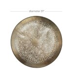 Moroccan Cutout Disc Wall Decor with Hammered Texture - Image 6