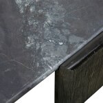 Breton 64" Hexagonal Lava Marble Coffee Table - Image 6