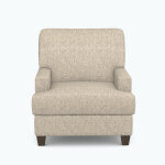 Transitional Accent Chair and Ottoman - Image 2