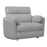Rhett Extra Wide Power Recliner - Light Gray