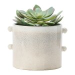 Stoneware Planter with Glaze - Image 6