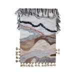 Hand-Woven Cotton Blend Wall Hanging Decor