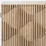 Modern Coastal 4-Door Dining Sideboard Cabinet - Image 3
