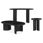 Contemporary Rounded Edge Sofa Table - Image 2