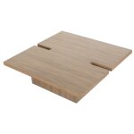 Modern Slit Square Cocktail Table - Image 3