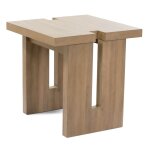 Modern Slit Square End Table - Image 3