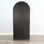 Arched 2-Door Display Cabinet With Shelving - Image 5