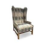 Traditional Wingback Accent Chair with Nailhead Trim