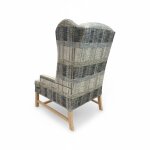 Traditional Wingback Accent Chair with Nailhead Trim - Image 4