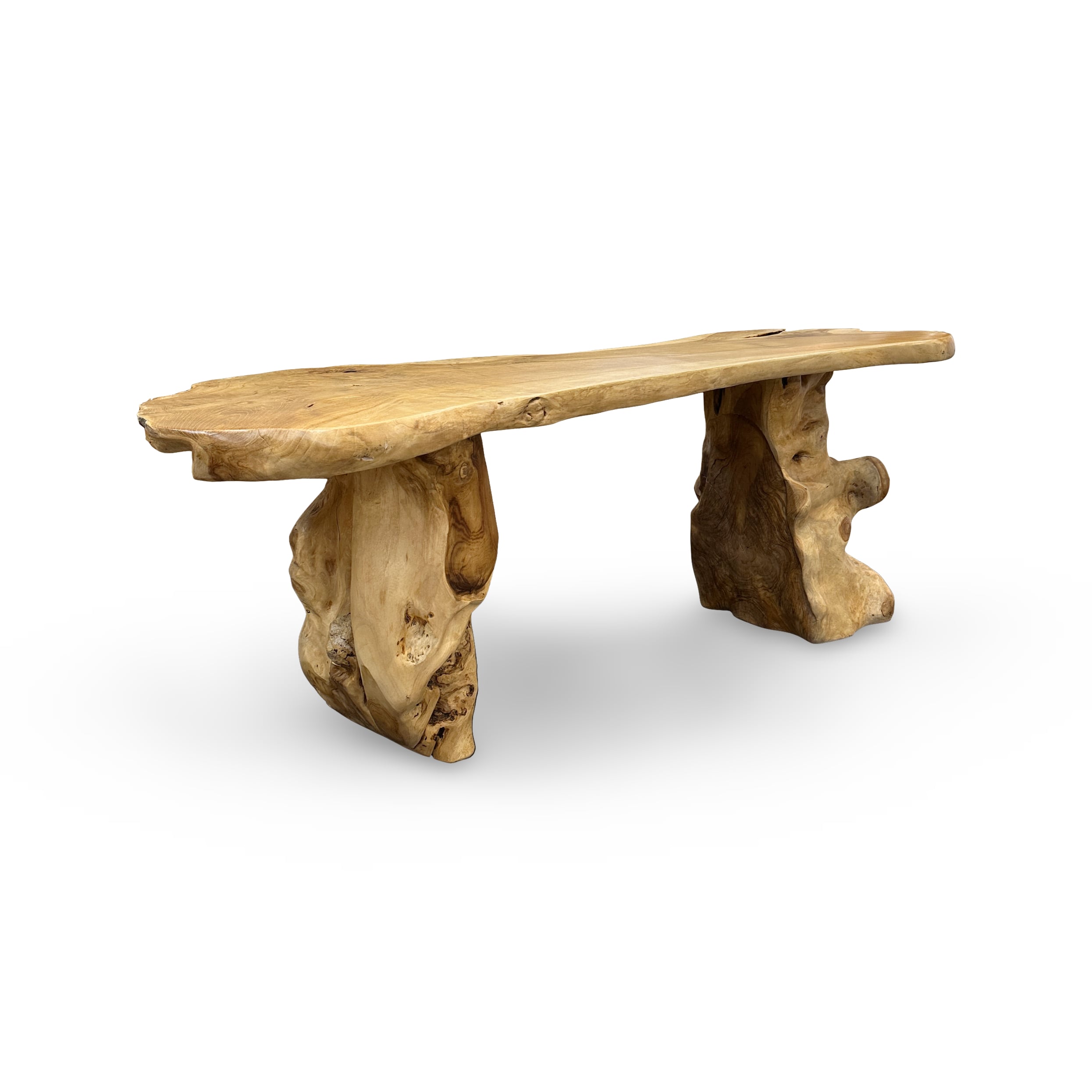 IMG_2805_OCCTESMF9771 Bali 50" Rustic Natural Garden Bench - Image 1