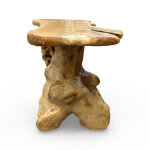 Bali 50" Rustic Natural Garden Bench - Image 3