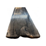 Petrified Wood Sculptural Shape Console Table - Image 3